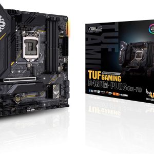 Asus TUF GAMING B460M-PLUS Micro-ATX Motherboard for Intel 10th Gen Processors - LGA1200 Socket