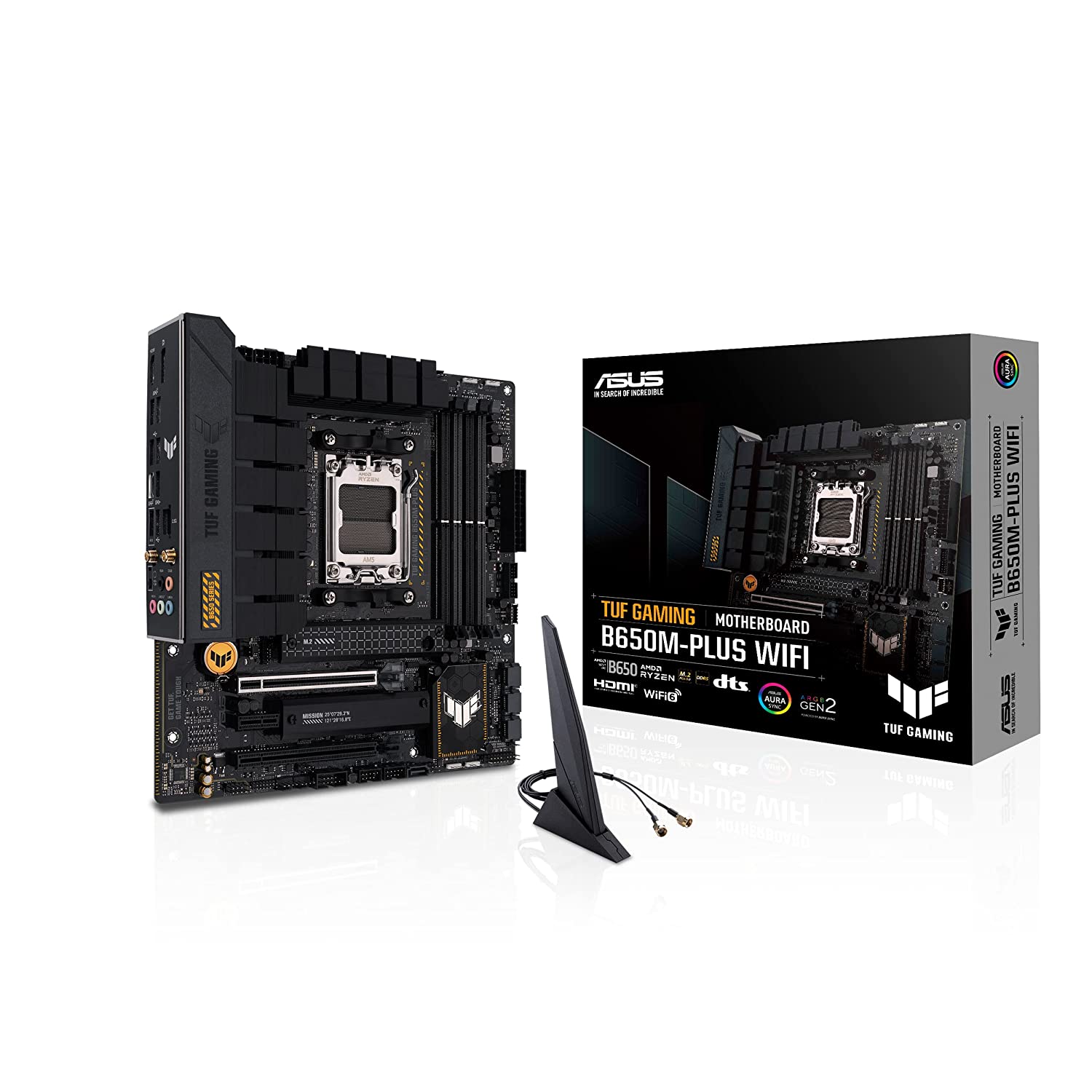 Asus TUF GAMING B650M-PLUS WIFI Motherboard for Intel 12th & 13th Gen Processors - LGA1700 Socket