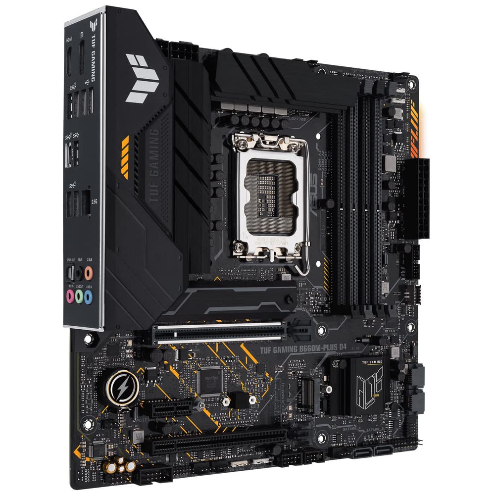 Asus TUF GAMING B660M-PLUS D4 Motherboard for Intel 12th Gen Processors - LGA1700 Socket - Image 3