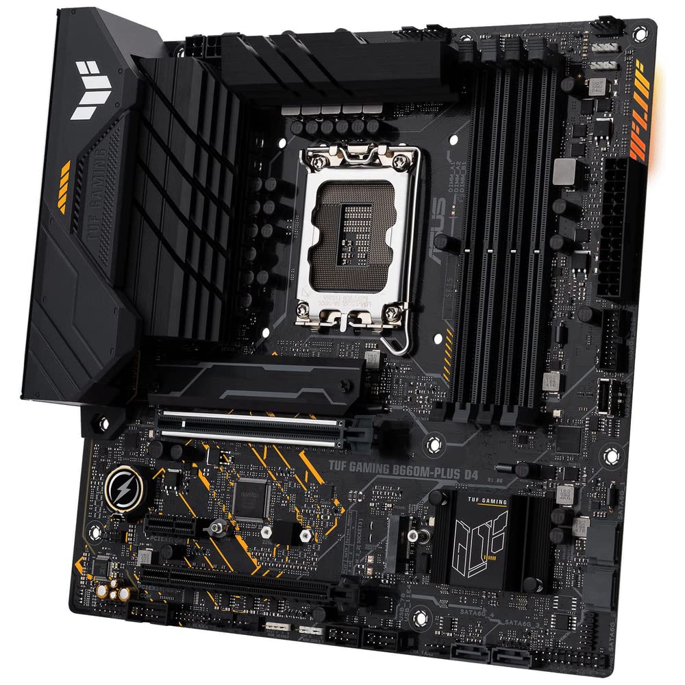 Asus TUF GAMING B660M-PLUS D4 Motherboard for Intel 12th Gen Processors - LGA1700 Socket - Image 4