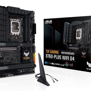 Asus TUF GAMING B760-PLUS WIFI D4 Motherboard for Intel 12th & 13th Gen Processors - LGA1700 Socket