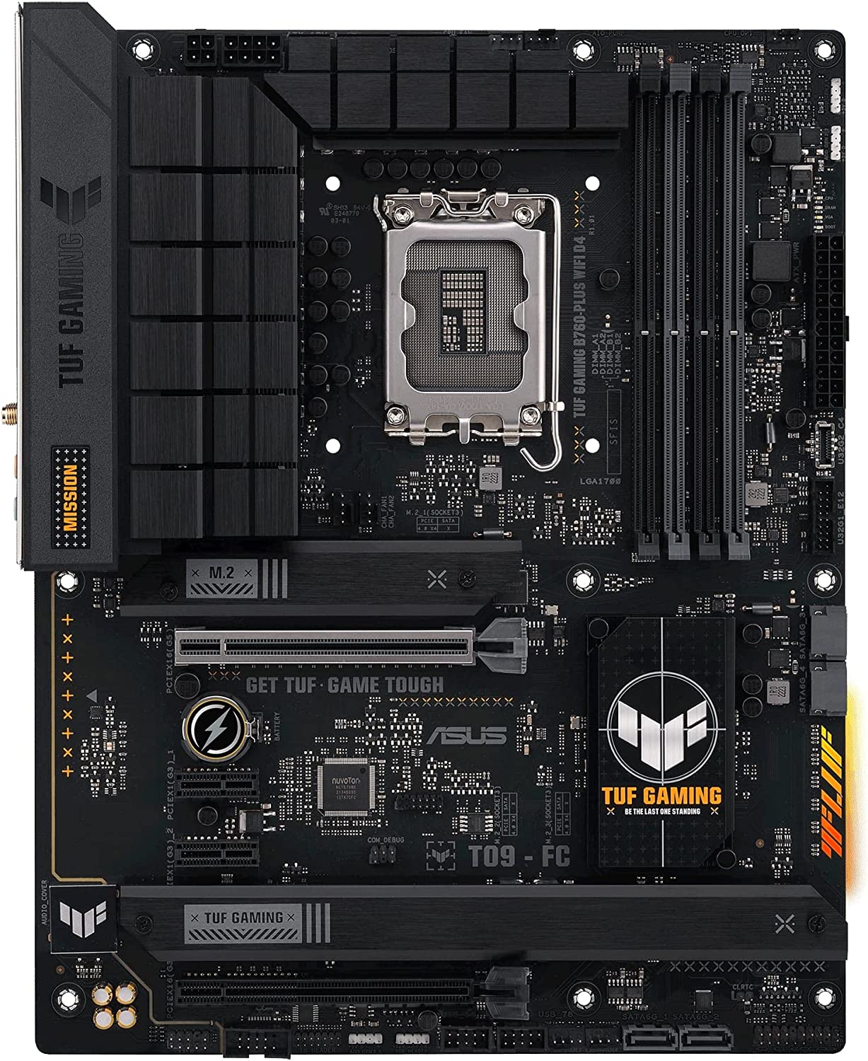 Asus TUF GAMING B760-PLUS WIFI D4 Motherboard for Intel 12th & 13th Gen Processors - LGA1700 Socket - Image 2