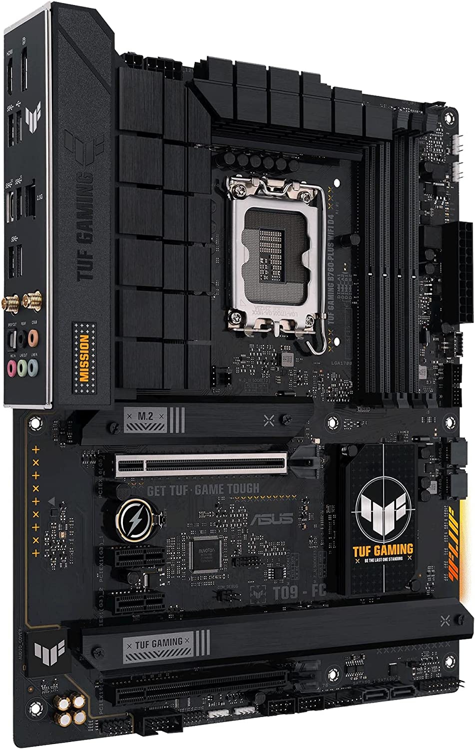 Asus TUF GAMING B760-PLUS WIFI D4 Motherboard for Intel 12th & 13th Gen Processors - LGA1700 Socket - Image 3