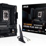 Asus TUF GAMING B760M-PLUS WIFI D4 Motherboard for Intel 12th & 13th Gen Processors - LGA1700 Socket