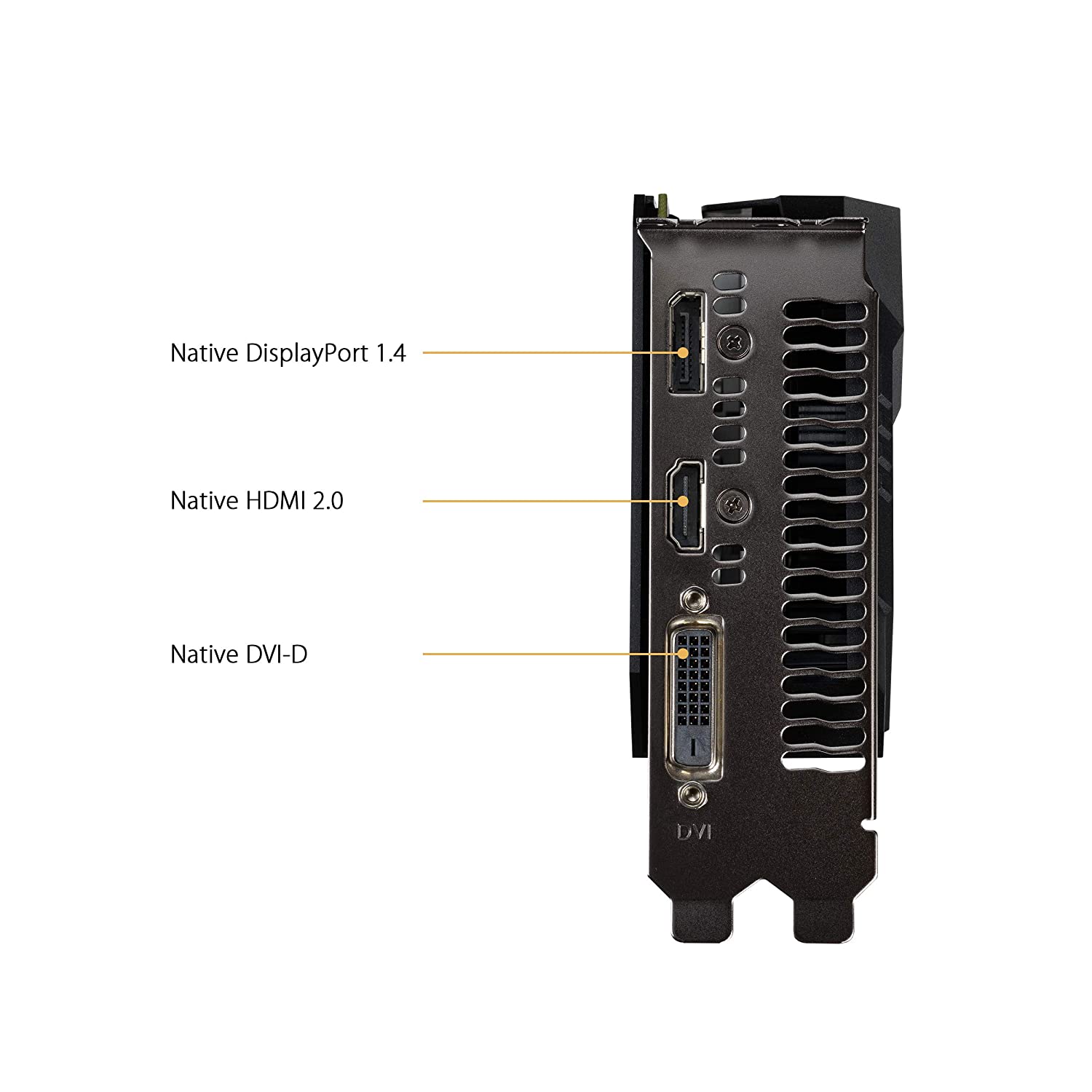 Asus TUF Gaming GeForce GTX 1650 OC Edition 4GB GDDR6 128-Bit Dual Fan Graphics Card (TUF-GTX1650-O4GD6-P-GAMING) - Image 3