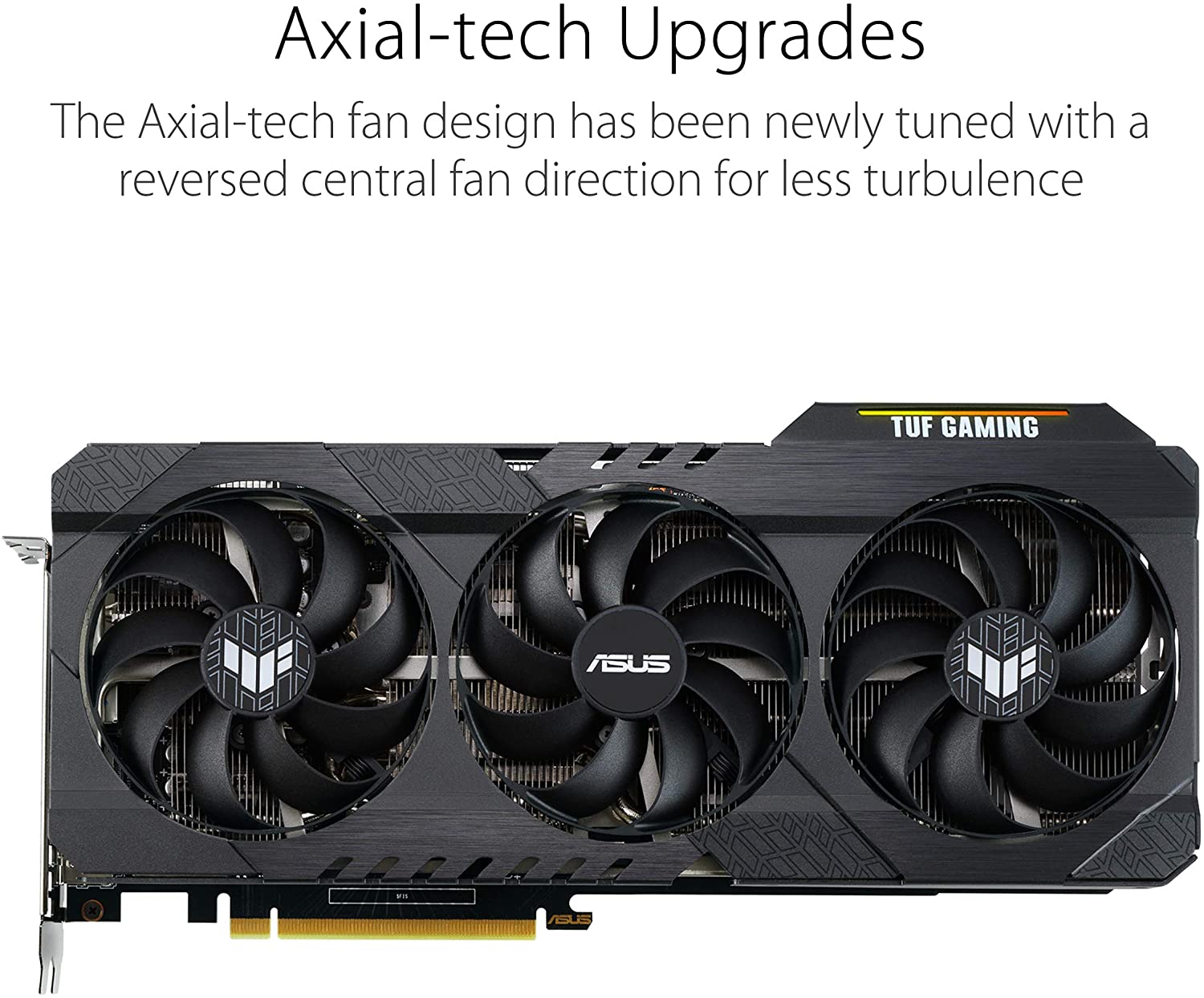 Asus TUF Gaming GeForce RTX 3060 OC Edition 12GB GDDR6 192-Bit Triple Fan Graphics Card (TUF-RTX3060-O12G-GAMING) - Image 2