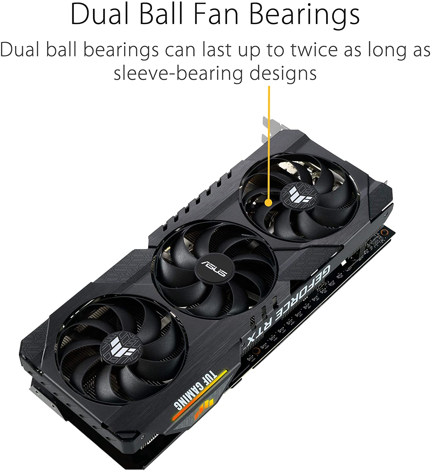 Asus TUF Gaming GeForce RTX 3060 OC Edition 12GB GDDR6 192-Bit Triple Fan Graphics Card (TUF-RTX3060-O12G-GAMING) - Image 5
