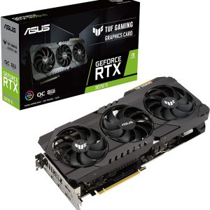 Asus TUF Gaming GeForce RTX 3070 Ti OC Edition 8GB GDDR6X 256-Bit Triple Fan Graphics Card (TUF-RTX3070TI-O8G-GAMING)