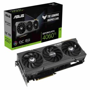 Asus TUF Gaming GeForce RTX 4060 Ti 8GB GDDR6 OC Edition 128-Bit Triple Fan Graphics Card (TUF-RTX4060TI-O8G-GAMING)