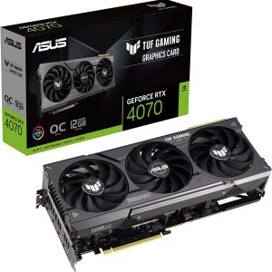 ASUS TUF Gaming GeForce RTX 4070 OC 12GB GDDR6X 192-Bit Triple Fan Graphics Card (TUF-RTX4070-O12G-GAMING)