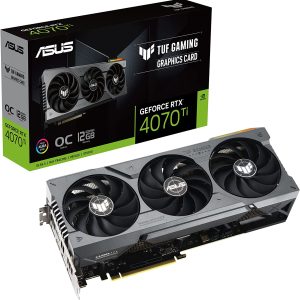 ASUS TUF Gaming GeForce RTX 4070 Ti OC 12GB GDDR6X 192-Bit Triple Fan Graphics Card (TUF-RTX4070TI-O12G-GAMING)
