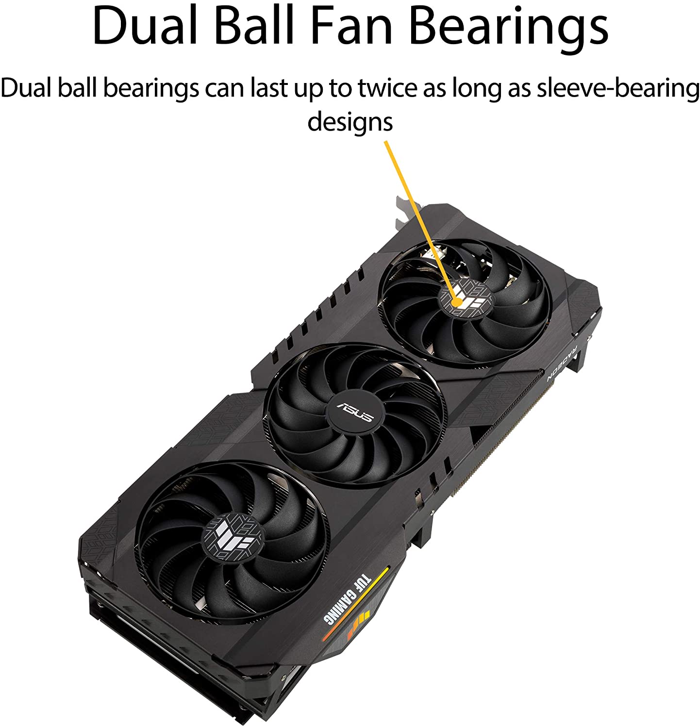 ASUS TUF Gaming Radeon RX 6700 XT OC Edition 12GB GDDR6 192-Bit Triple Fan Graphics Card (TUF-RX6700XT-O12G-GAMING) - Image 3