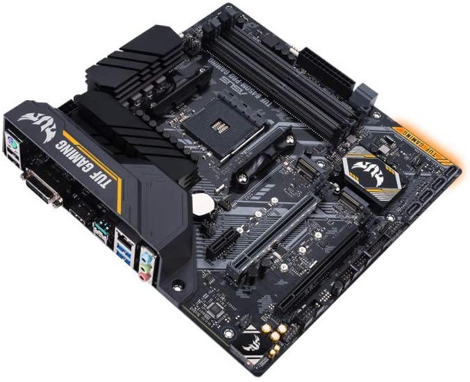 Asus TUF B450M-PRO GAMING mATX AMD Motherboard - AM4 Socket for Ryzen 1st/ 2nd Gen/ Athlon Processors - Image 4