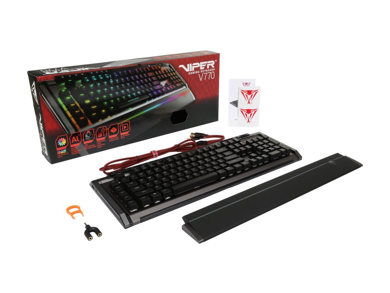 Patriot Viper V770 Gaming RGB Mechanical Keyboard with Dedicated Media and Macro Keys - Image 3