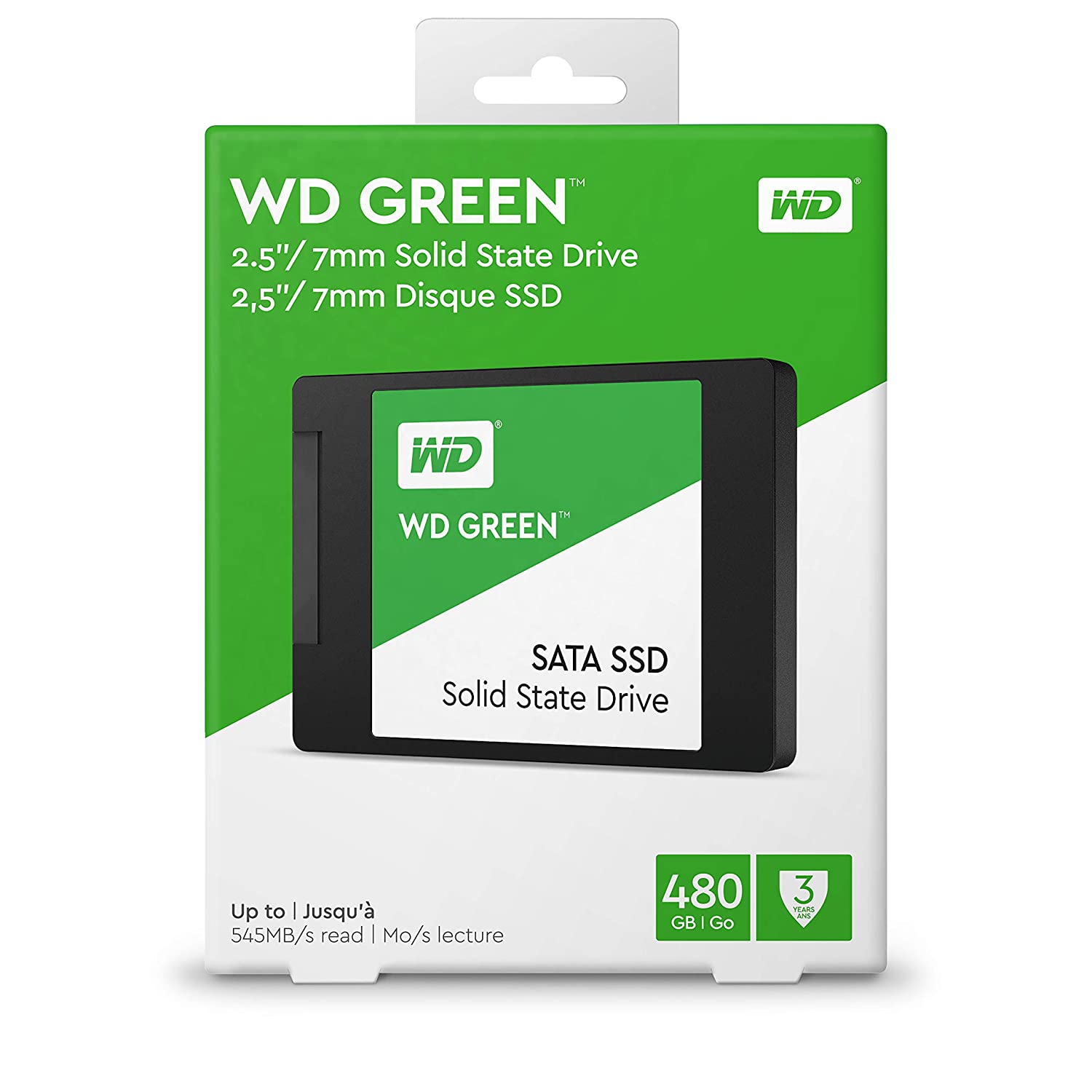 Western Digital WD Green 480GB 2.5 inch SATA III SSD (WDS480G3G0A)