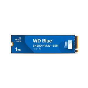 Western Digital WD Blue SN580 NVMe 1TB (SSD) (WDS100T3B0E) - Upto 4150MB/s, 5 Y Warranty, PCIe Gen 4 NVMe M.2 (2280), Internal Solid State Drive