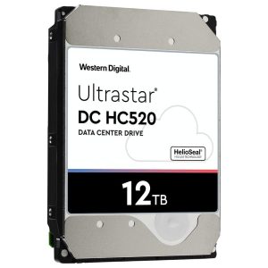 Western Digital Ultrastar DC HC520 12TB Enterprise Hard Drive (7200 RPM/ 3.5 inch Internal/ SATA 6Gb/s)
