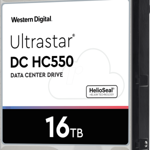 Western Digital Ultrastar DC HC550 16TB Enterprise Hard Drive (7200 RPM/ 3.5 inch Internal/ SATA 6Gb/s)