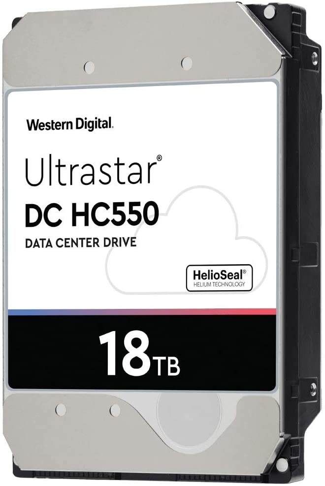 Western Digital Ultrastar DC HC550 18TB Enterprise Hard Drive (7200 RPM/ 3.5 inch Internal/ SATA 6Gb/s)