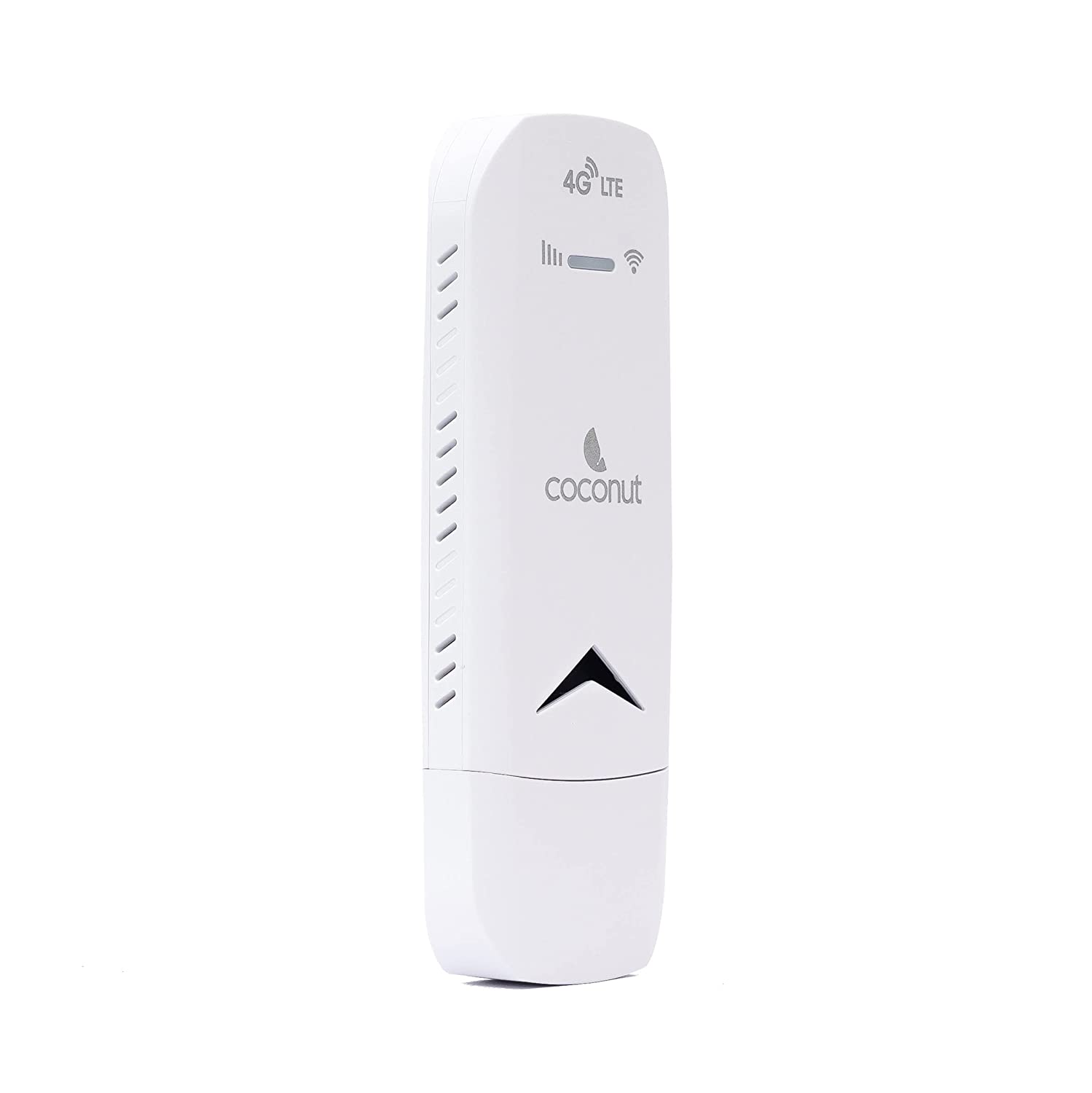 Coconut Konnect 4G Dongle for All Sims (Airtel, Jio, BSNL, Vodafone) - Dual Band 2.4 GHz & 5 GHz 4G Data Card with SIM Adapter (White)