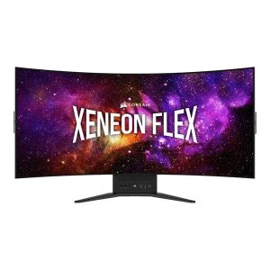 Corsair XENEON FLEX 45WQHD240 45-Inch Bendable Gaming Monitor, 3440 x 1440, 240Hz, 0.03ms GtG, HDR with 1000nit Peak Brightness, 1.5M:1 Contrast Ratio, 1.07 Billion Colors
