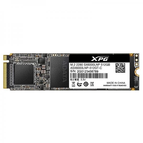 Adata XPG Gammix SX6000 Lite 512GB PCIe Gen3x4 NVMe M.2 2280 SSD