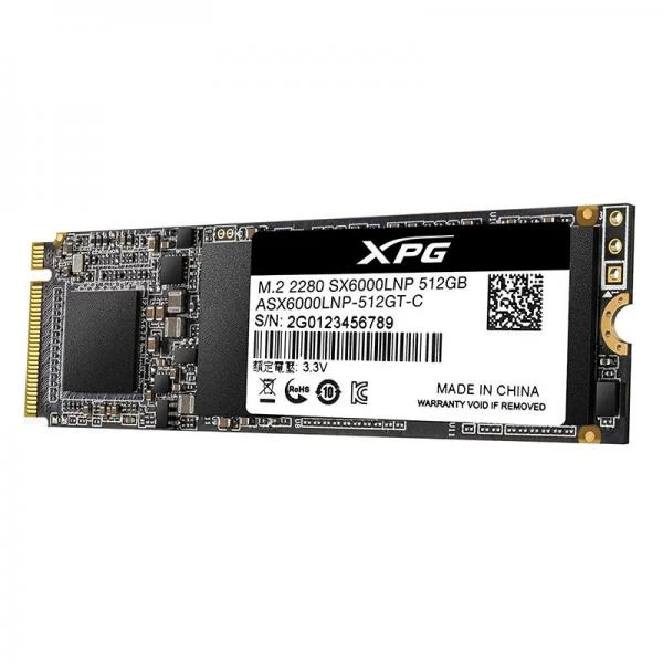 Adata XPG Gammix SX6000 Lite 512GB PCIe Gen3x4 NVMe M.2 2280 SSD - Image 2