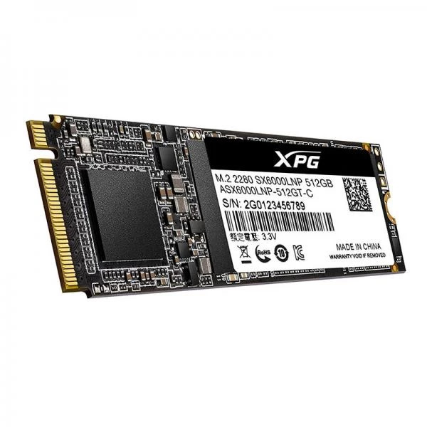 Adata XPG Gammix SX6000 Lite 512GB PCIe Gen3x4 NVMe M.2 2280 SSD - Image 3