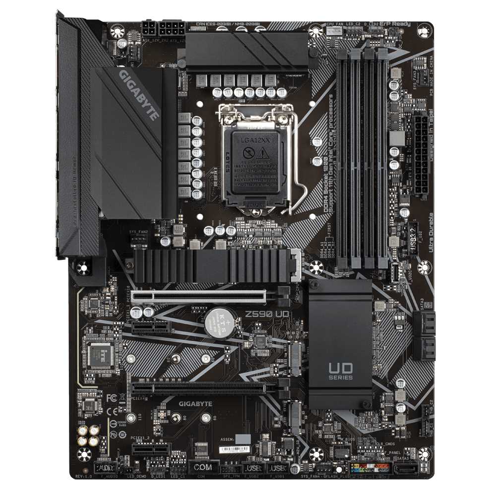 Gigabyte Z590 UD Motherboard for Intel 10th/ 11th Gen Processors - LGA1200 Socket - Image 2