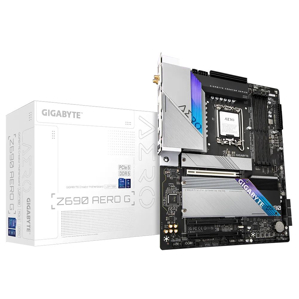 Gigabyte Z690 AERO G (Wi-Fi) Motherboard for Intel 14th/ 13th/ 12th Gen Processors - LGA1700 Socket