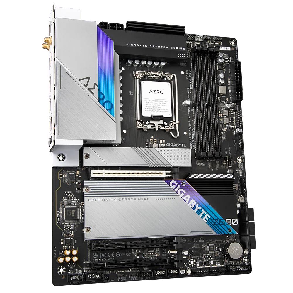 Gigabyte Z690 AERO G (Wi-Fi) Motherboard for Intel 14th/ 13th/ 12th Gen Processors - LGA1700 Socket - Image 3