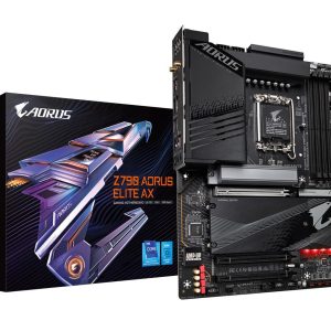 Gigabyte Z790 AORUS ELITE AX Motherboard for 14th, 13th and 12th Gen Series Processors - LGA1700 Socket