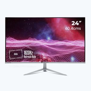 Zebronics Zeb-A24FHD LED (165Hz) 24 inch Gaming Monitor - 60.4cms, IPS, Ultra Slim, FHD 1920x1080 Pixels, Display Port, HDMI, 300nits, USB, Built in Speaker, Wall Mountable, Widescreen