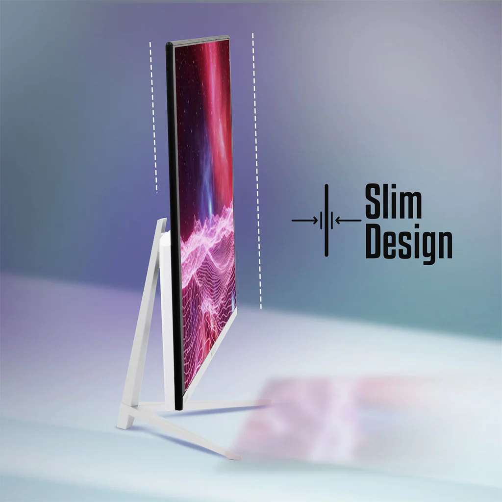 Zebronics Zeb-A24FHD LED (165Hz) 24 inch Gaming Monitor - 60.4cms, IPS, Ultra Slim, FHD 1920x1080 Pixels, Display Port, HDMI, 300nits, USB, Built in Speaker, Wall Mountable, Widescreen - Image 4