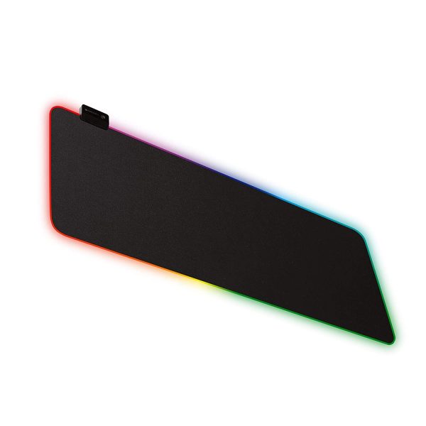 Zebronics Blaze XL RGB Gaming Mouse Pad with Micro Weave Texture/ 13 RGB Modes/ Anti Slip Rubber Base/ 800x300mm (Black)