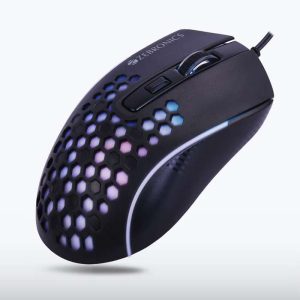 Zebronics Zeb Flash Plug and play Gaming Mouse with LED Lights/ DPI switch/ 1.5m Cable Length/ High Precision