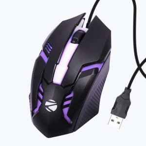 Zebronics Zeb-Scorpio Wired Optical Gaming Mouse - Black