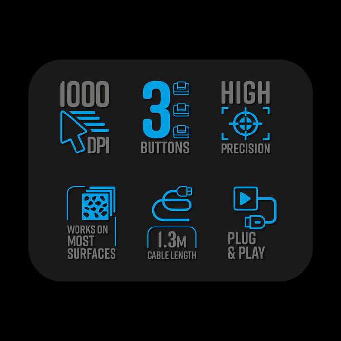 Zebronics Zeb-Scorpio Wired Optical Gaming Mouse - Black - Image 2