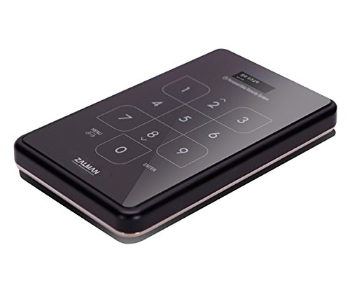 Zalman ZM-SHE500 4~8 Digit PIN Password Encrypted 2.5" External HDD Enclosure (USB 3.0)