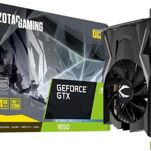 ZOTAC NVIDIA GAMING GeForce GTX 1650 OC 4GB GDDR6 128-Bit Graphics Card (ZT-T16520F-10L)