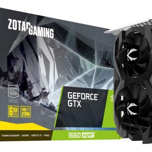 ZOTAC NVIDIA GAMING GeForce GTX 1660 SUPER Twin Fan 6GB GDDR6 192-Bit Graphics Card (ZT-T16620F-10L)
