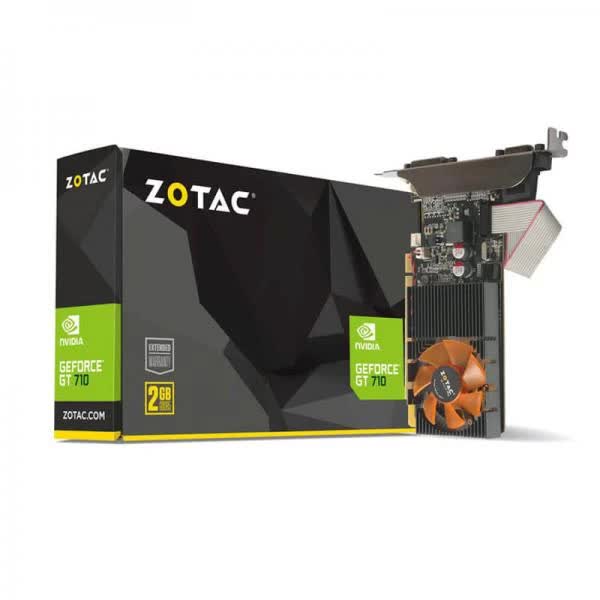 Zotac NVIDIA GeForce GT 710 2GB DDR3 64-Bit Low Profile Graphics Card (ZT-71310-10L)
