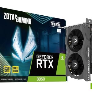 ZOTAC GAMING GeForce RTX 3050 6GB GDDR6 Twin Edge OC (ZT-A30510H-10L)