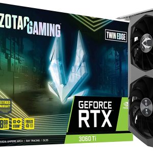 ZOTAC GAMING GeForce RTX 3060 Ti Twin Edge 8GB GDDR6X 256-Bit Dual Fan Graphics Card (ZT-A30620E-10P)