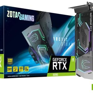 ZOTAC Gaming GeForce RTX 3090 ArcticStorm 24GB GDDR6X 384-Bit Triple Fan Graphics Card (ZT-A30900Q-30P)