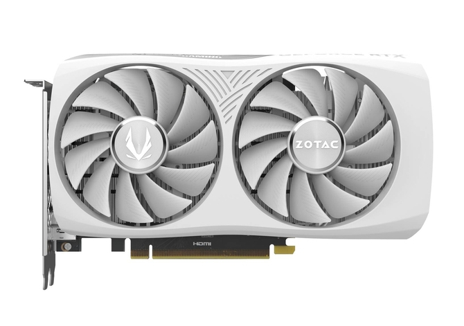 Zotac Gaming GeForce RTX 4060 8GB Twin Edge OC White Edition GDDR6 128-Bit Dual Fan Graphics Card (ZT-D40600Q-10M) - Image 2
