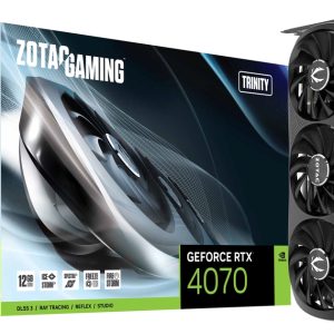 Zotac Gaming GeForce RTX 4070 Trinity 12GB GDDR6X 192-Bit Triple Fan Graphics Card (ZT-D40700D-10P)