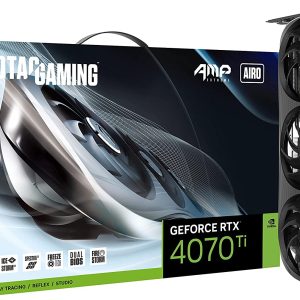 Zotac Gaming GeForce RTX 4070 Ti AMP Extreme AIRO 12GB GDDR6X 192-Bit Triple Fan Graphics Card (ZT-D40710B-10P)