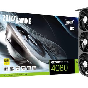 Zotac Gaming GeForce RTX 4080 Trinity OC 16GB GDDR6X 256-Bit Triple Fan Graphics Card (ZT-D40810J-10P)