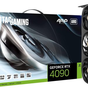 Zotac Gaming GeForce RTX 4090 AMP Extreme AIRO 24GB GDDR6X 384-Bit Triple Fan Graphics Card (ZT-D40900B-10P)